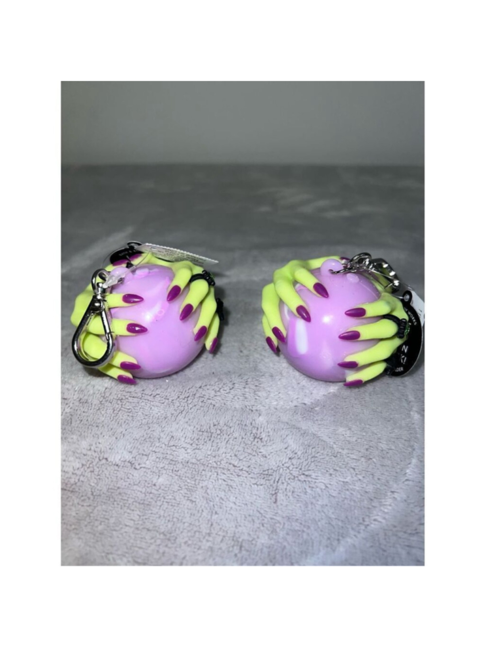 NEW! Lot of 2 Bath & Body Works Halloween 2023 LED Crystal Ball Pocket Bac